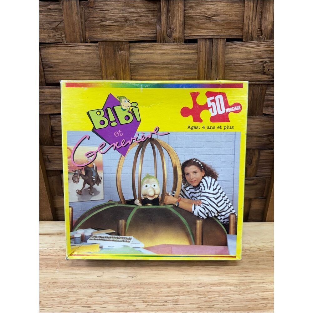 Bibi etโGeneviรจve French Kids Puzzle 50pcs